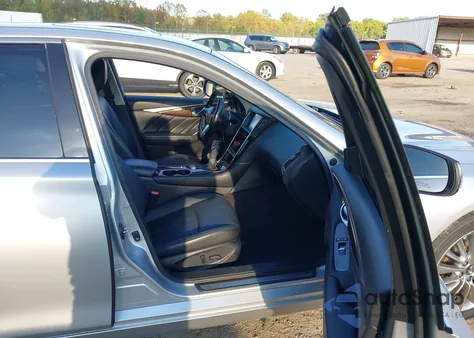 2018 Infiniti Q50 2.0T Luxe из США, поврежденный, VIN JN1CV7AR6JM280203